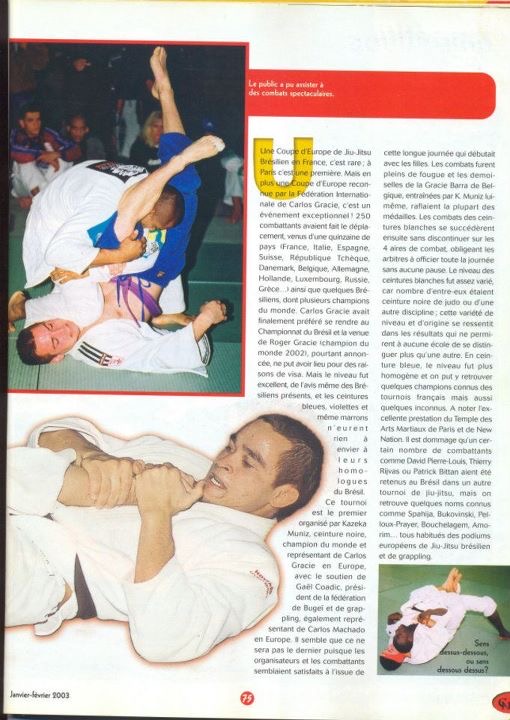 European Cup — press coverage — Paris, France, 2003