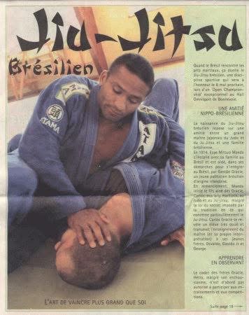 Jiu-Jitsu Brésilien — newspaper feature — Luxembourg, Luxembourg years